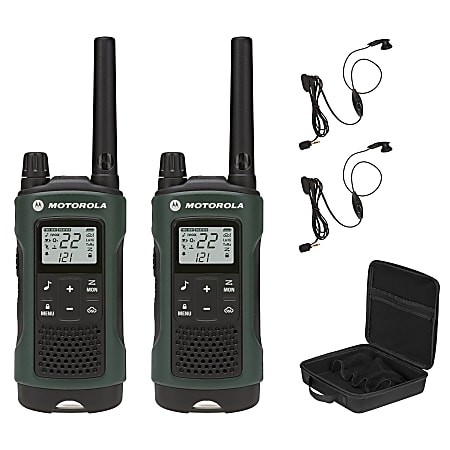 Motorola Talkabout T465 Two-Way Radio, Dark Green