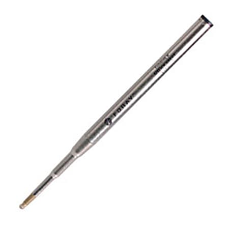 FORAY® Pen Refills For Montblanc® Ballpoint Pens, 1.0 mm, Medium Point, Black Ink, Pack Of 2