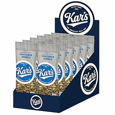 Kar's Roasted & Salted Sunflower Kernels - Gluten-free - Roasted & Salted - 2.50 oz - 1 Box