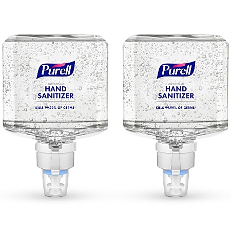 PURELL® Advanced Hand Sanitizer Gel, For ES8 Touch-Free Dispensers, Clean Scent, 40.6 Oz (1200 mL), Pack Of 2 Refills