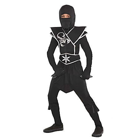 Amscan Black Ops Ninja Boys' Halloween Costume, Small, Black