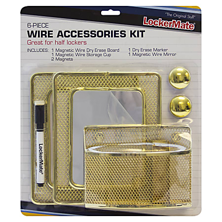 LockerMate® Locker Accessory Kit, Gold