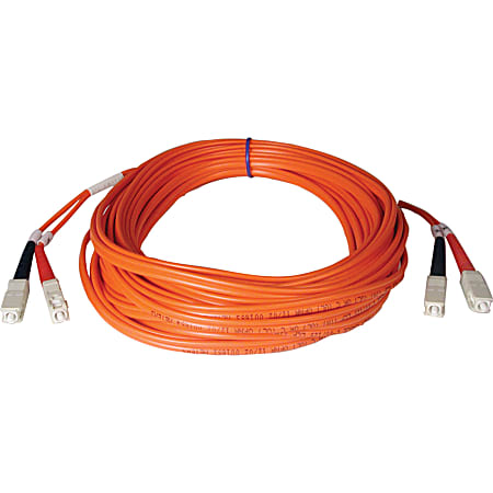 Tripp Lite 2M Duplex Multimode 50/125 Fiber Optic Patch Cable SC/SC 6' 6ft 2 Meter - SC Male - SC Male - 2m - Orange