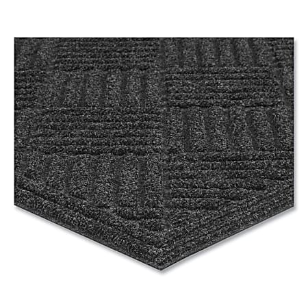 Apache Mills Ecomat Crosshatch Entry Mat 36 x 60 Charcoal - Office