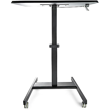 StarTech Mobile Standing Desk Portable Sit Stand Ergonomic