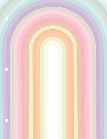 Eccolo BTS 2-Pocket Folder, 8-1/2” x 11”, Rainbows