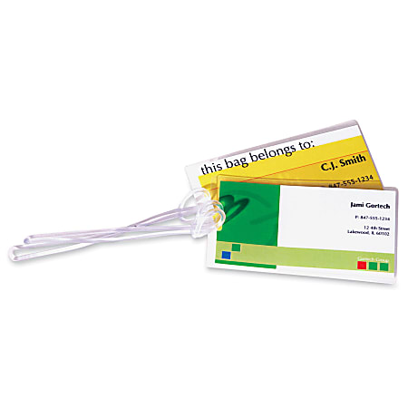 Fellowes® Laminating Pouches, 5 mil, 4.25"x2.5", Gloss Clear, 25/Pack