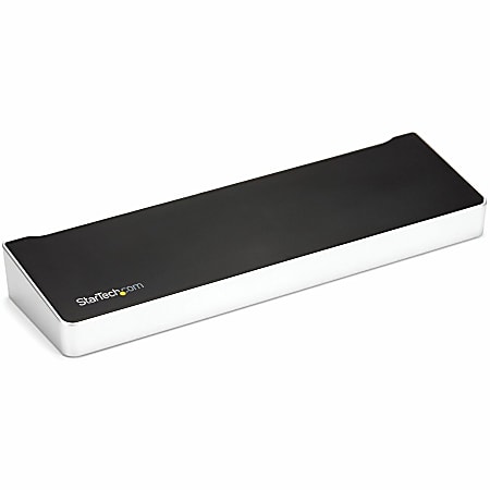 StarTech.com USB C Dock - Triple 4K - Mac, Windows & Chrome - 100W PD - USB C to 2x DisplayPort - USB C to HDMI/Ethernet - DK30CH2DEP