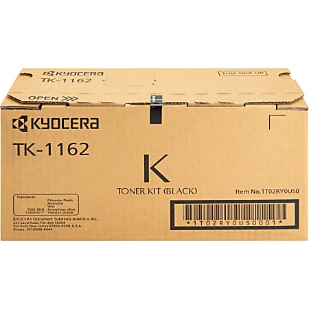 Kyocera® TK-1162 Black Toner Cartridge