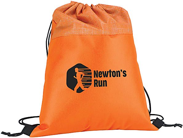 Custom Drawstring Promotional Bag 15 14 x 12 34 Assorted Colors