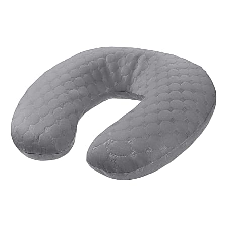 Lewis N. Clark Memory Foam Pillow, Gray