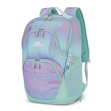 High Sierra Swoop Laptop Backpack With 17" Laptop Pocket, Purple Marble Swirl