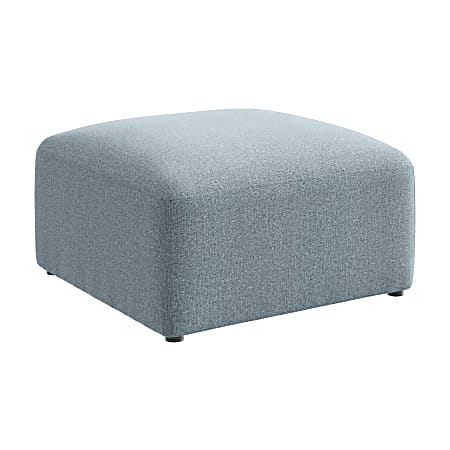 Bush Business Furniture Assemble Modular Lounge Ottoman, Mist Fabric, Standard Delivery