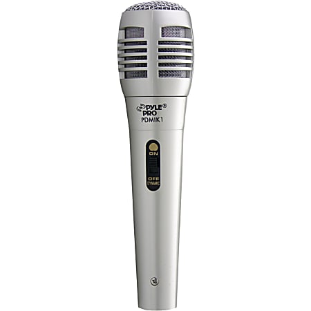 Pyle Professional Handheld Unidirectional Dynamic Microphone, 6-1/2', PYLMIK1