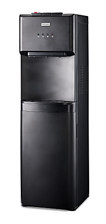 Igloo Hot, Cold &amp; Room Temperature Bottom-Load Water Dispenser, 5-Gallon, Black, Total Qty 1