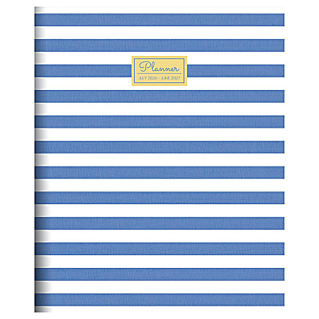 2026-2027, TF Publishing  Linen Lines Large Monthly Planner, 11" x 9", July 2026 to June 2027