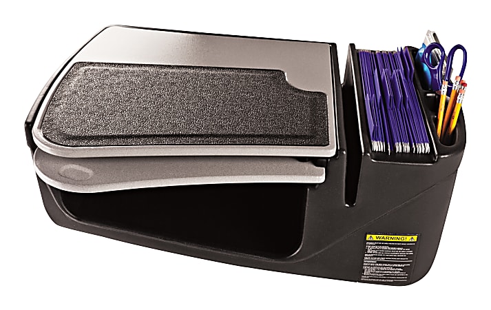 AutoExec GripMaster Vehicle Organizer With Writing Surface, Black