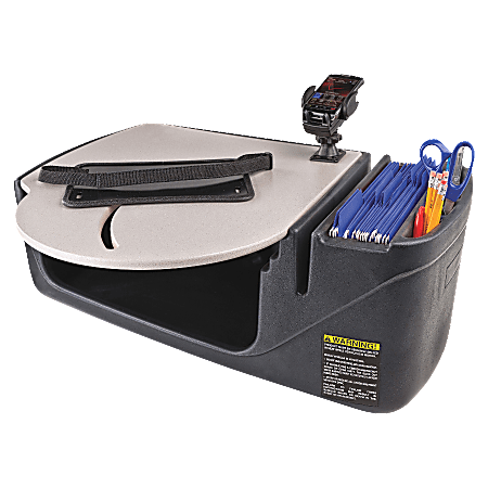 AutoExec RoadMaster Auto Lap Desk, 11"H x 21 1/4"W x 15 1/4"D, Dark Gray