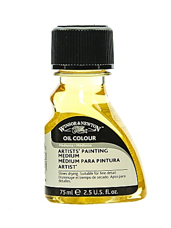 Winsor & Newton Artists' Oil Painting Mediums, 75 mL, Yellow, Pack Of 2