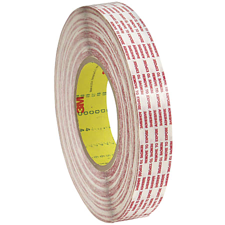 3M™ 476XL Double-Sided Extended Liner Tape, 3" Core, 0.5" x 360 Yd., Clear, Case Of 2