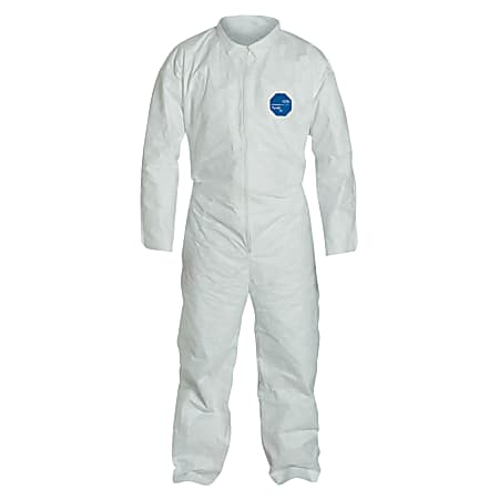 DuPont™ Tyvek® 400 Coveralls, Large, White, Pack Of