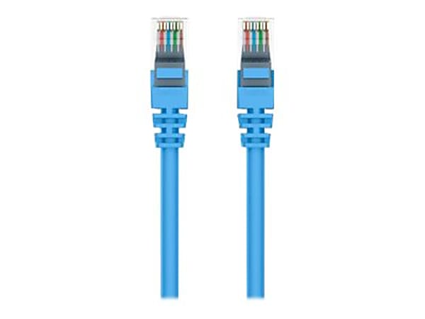 Belkin - Patch cable - RJ-45 (M) to RJ-45 (M) - 8 ft - UTP - CAT 6 - molded, snagless - blue - for Omniview SMB 1x16, SMB 1x8; OmniView SMB CAT5 KVM Switch
