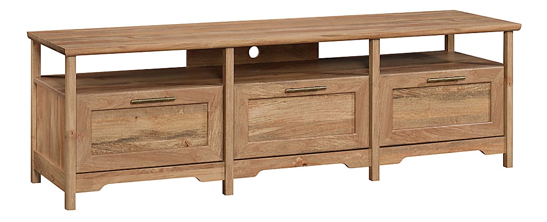Sauder® Coral Cape Entertainment Credenza For 70" TVs, 20-5/8"H x 67-3/8"W x 19"D, Sindoori Mango