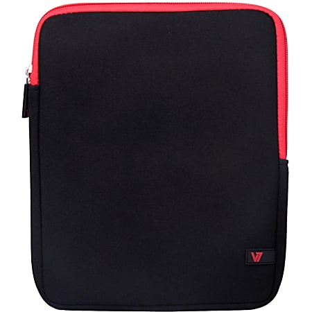 V7 Ultra TD23BLK-RD-2N Carrying Case (Sleeve) for 10.1" iPad, Tablet PC - Black