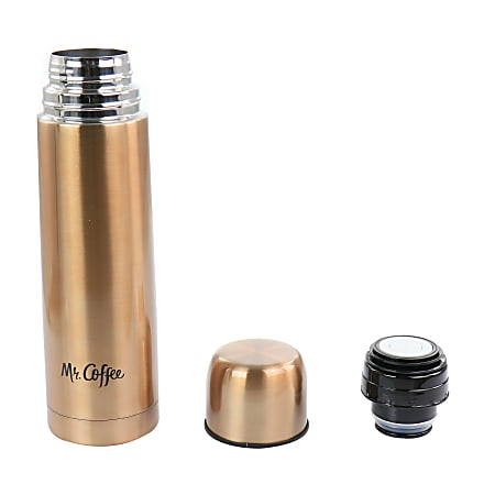 Mr. Coffee 2-Piece Thermal Bottle and Travel Mug in Copper - 20283787