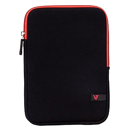 V7 Ultra TDM23BLK-RD-2N Carrying Case (Sleeve) for 8" iPad mini, Tablet - Black, Red