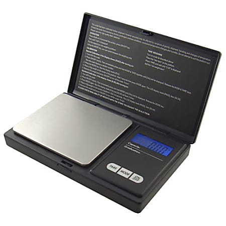 AWS AWS-600 Digital Pocket Scale - 1.32 lb / 600 g Maximum Weight Capacity - Black