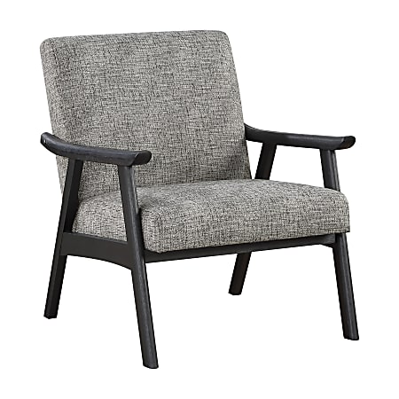 Office Star Weldon Accent Armchair, Graphite