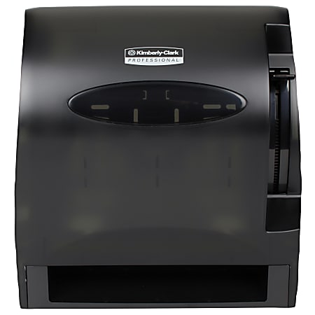 Kimberly-Clark Professional™ In-Sight™ LEV-R-MATIC™ Roll Towel Dispenser, Smoke Gray
