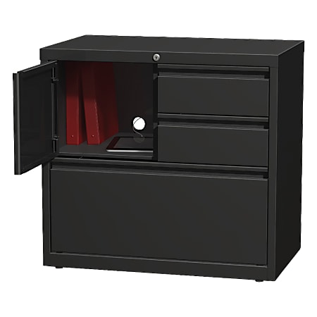 Lorell® 30"W Steel Personal Storage Center With Lateral