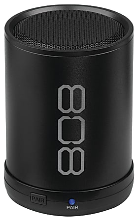 808™ Canz Bluetooth Speaker, 3.19" x 2.36" x 2.36", Black