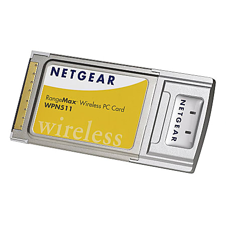 Netgear® WPN511 RangeMax™ Wireless PC Card Adapter
