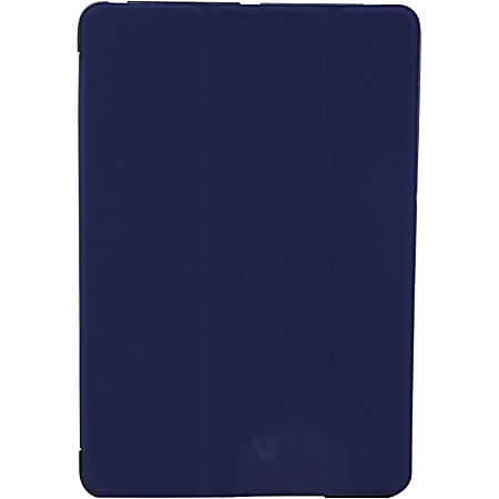 V7 Carrying Case (Folio) for iPad - Dark Blue