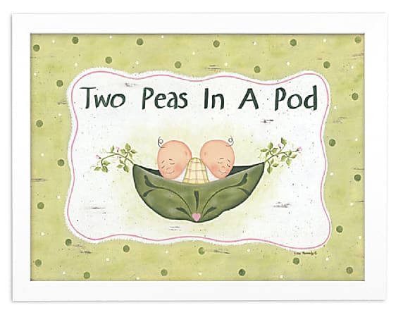 Timeless Frames® Children’s Framed Art, 16” x 12”, Two Peas In A Pod