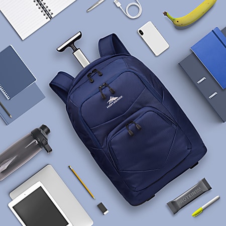High Sierra Freewheel Backpack With 15.6 Laptop Pocket Blue ODP