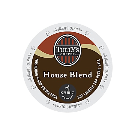 Tully's Coffee® House Blend Coffee K-Cups®, 0.4 Oz., Box Of 18