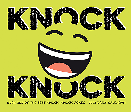 Willow Creek Press Page-A-Day Daily Desk Calendar, 5-1/2" x 6-1/4", Knock Knock, January To December 2022