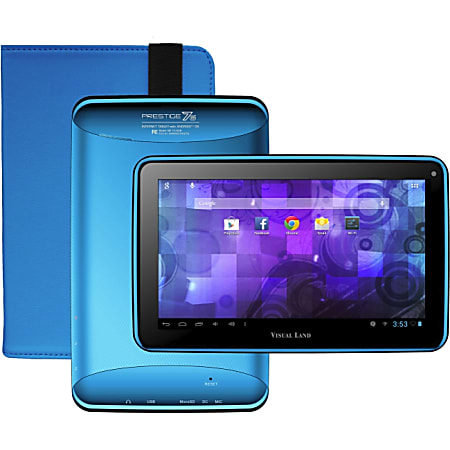 Visual Land Prestige 7G 8 GB Tablet - 7" - Wireless LAN - ARM Cortex A8 1.20 GHz - Blue