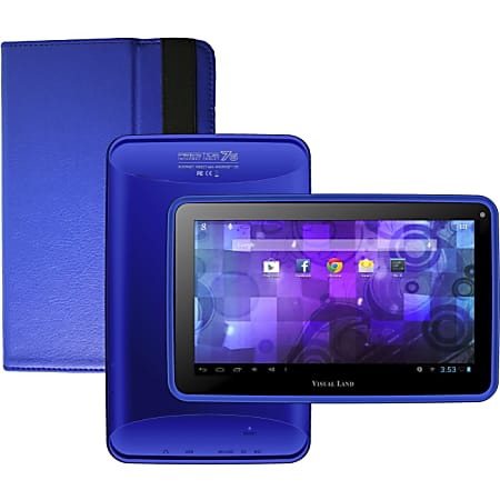 Visual Land Prestige 7G 8 GB Tablet - 7" - Wireless LAN - ARM Cortex A8 1.20 GHz - Royal Blue