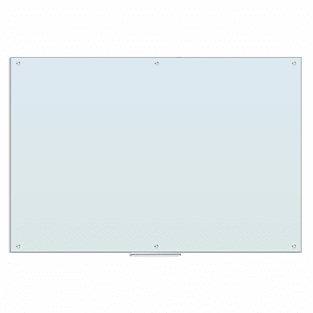 U Brands® Frameless Magnetic Dry-Erase Board, 72" x 36" Frosted White (Actual Size 70" x 35")