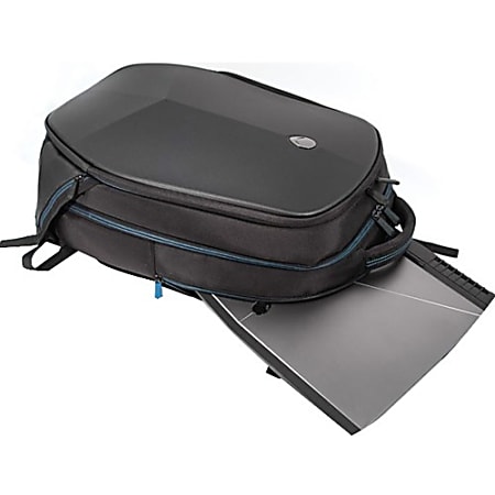 Mobile Edge Alienware Vindicator Carrying Case Backpack for 17.3 Notebook Black Teal Office Depot