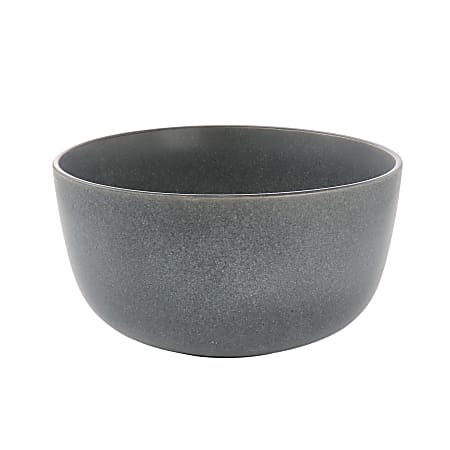 Our Table Landon Stoneware Round High Serving Bowl, 9-1/4”, Truffle
