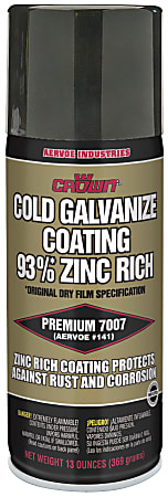 Cold Galvanizing Compound, 16 oz Aerosol Can