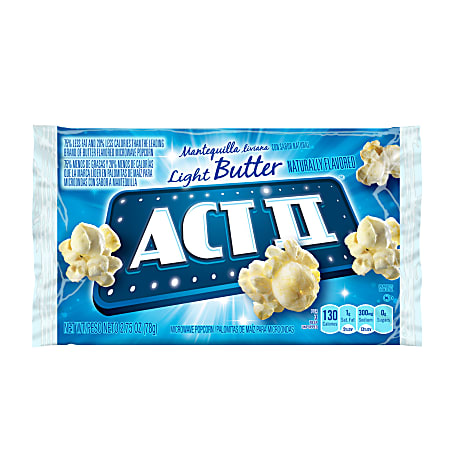 ACT II Microwave Popcorn, Butter Flavored, 2.75 Oz