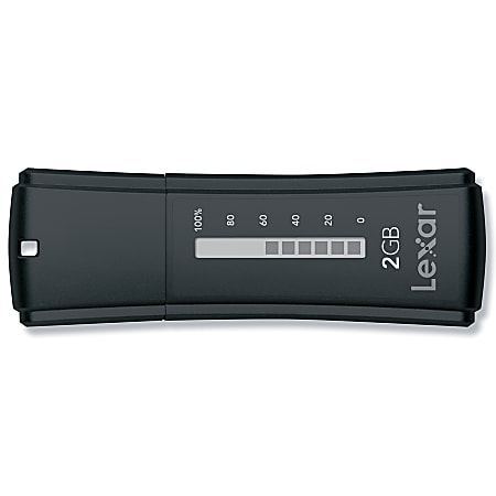 Lexar™ JumpDrive® Secure II USB 2.0 Flash Drive, 2GB