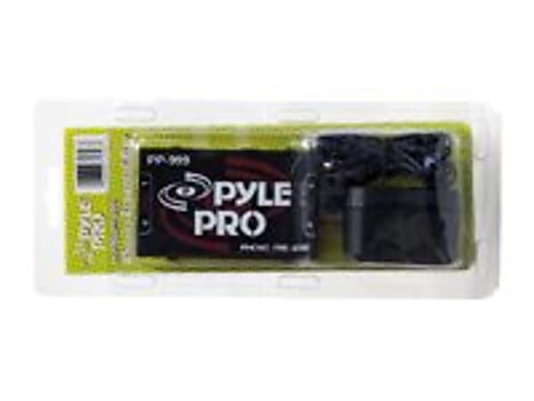 PylePro Phono Turntable Preamp, 3-3/4”H x 2-1/4”W x 1”D, Black, PYLPP999